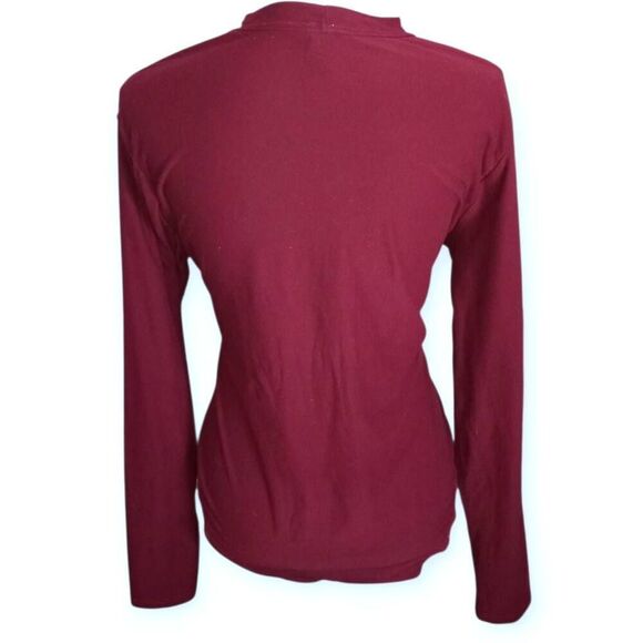 NO BOUNDARIES BURGUNDY BODYSUIT SZ.XL EUC - Picture 3 of 5